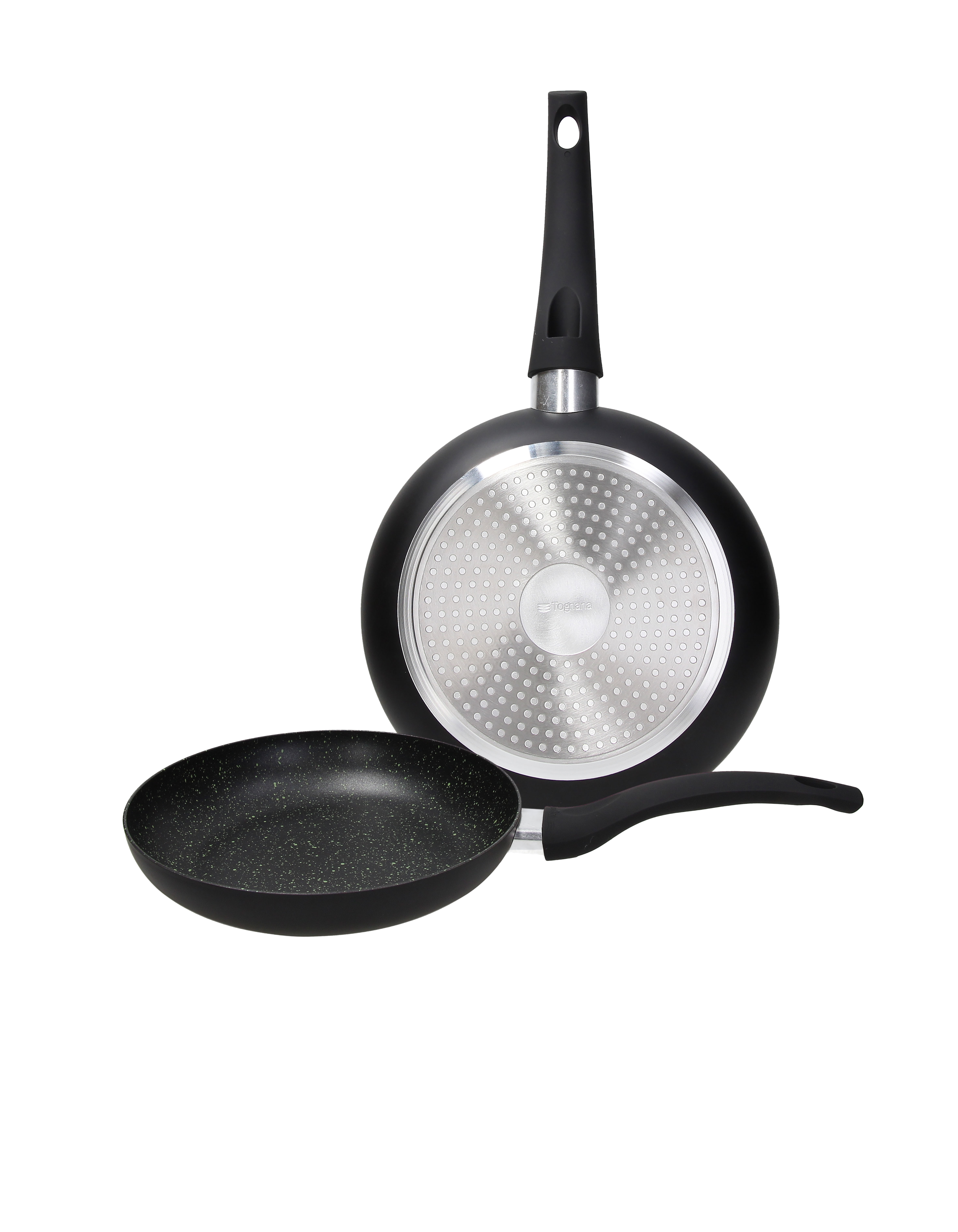 SET 2 PADELLE CM 26 & 30 GRANCUCINA ROCK IN BLACK