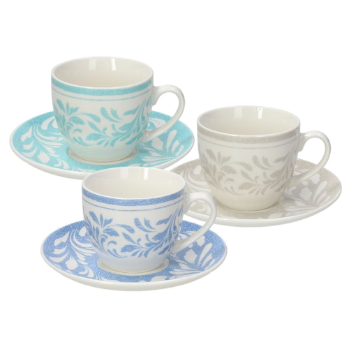 CONF. 6 TAZZE THE C/P 200 CC IRIS CELINE