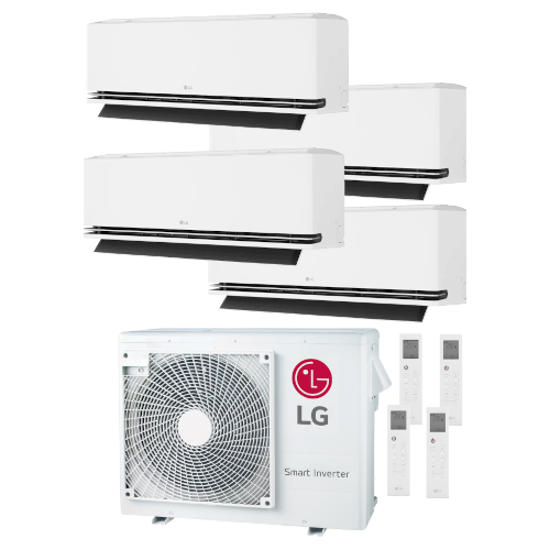 Clima Quadri Split MU4R25.U22 + 3(H09S1P.NS1) + H12S1P.NS1