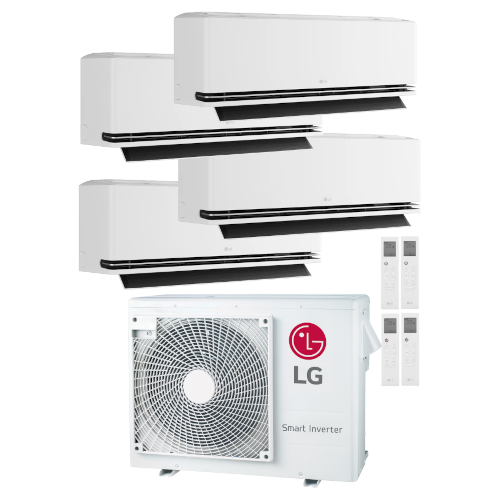 Clima Quadri Split MU4R25.U22 + 3(H09S1D.NS1) + H12S1D.NS1