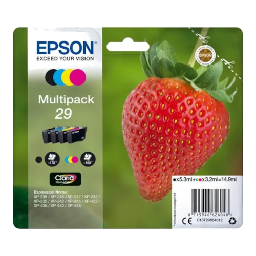 Cartuccia C13T29864022 Fragola Multipack