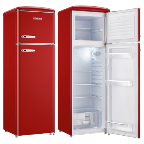 Frigorifero doppia porta Rosso RKG 8983