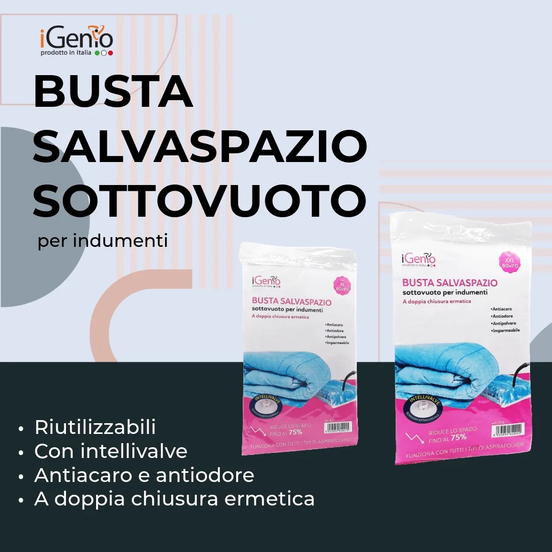 BUSTA SALVASPAZIO SOTTOVUOTO 80X110
