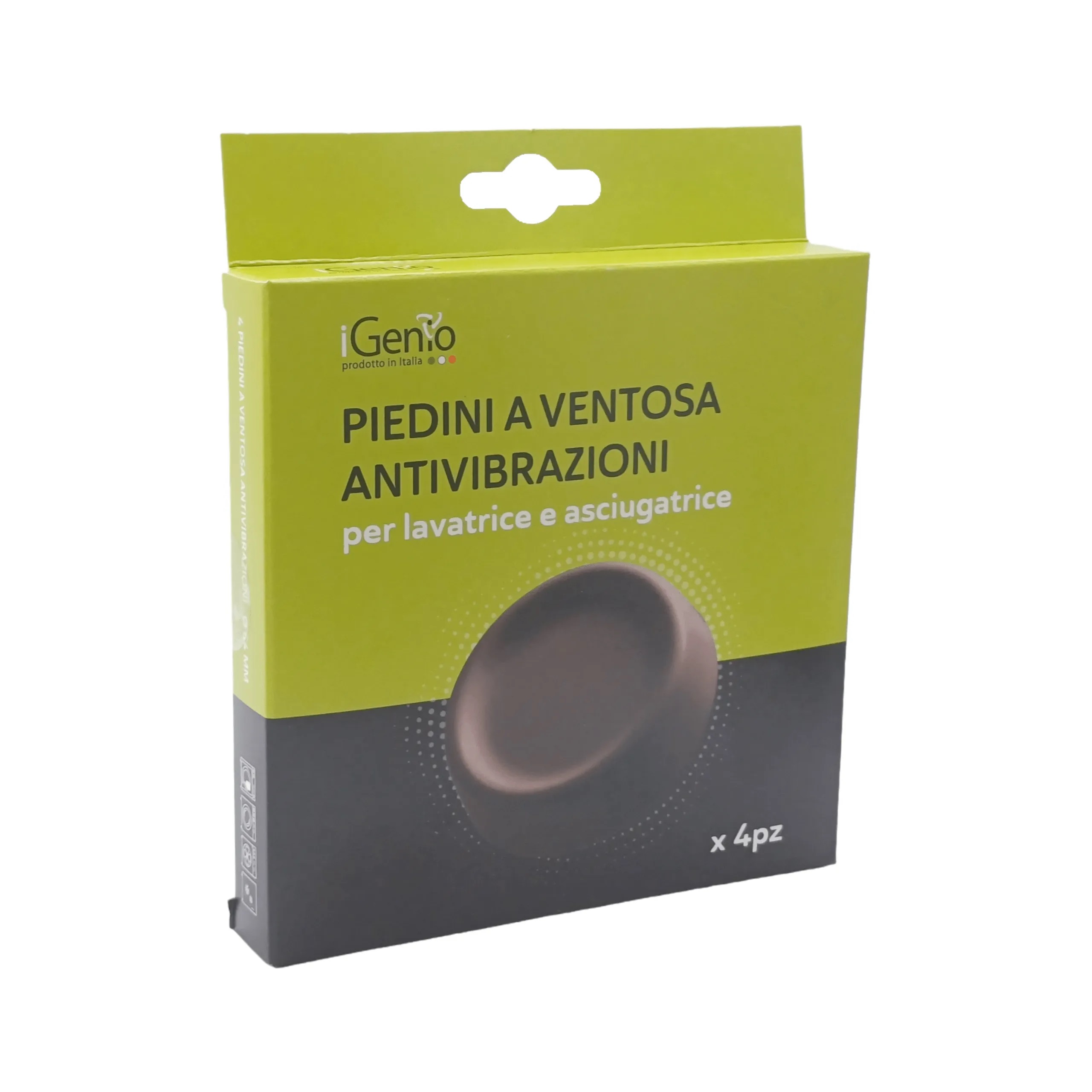 PIEDINI UNIVERSALI ANTIVIBRAZIONE I-GENIO X LAV./ASCIUG. 