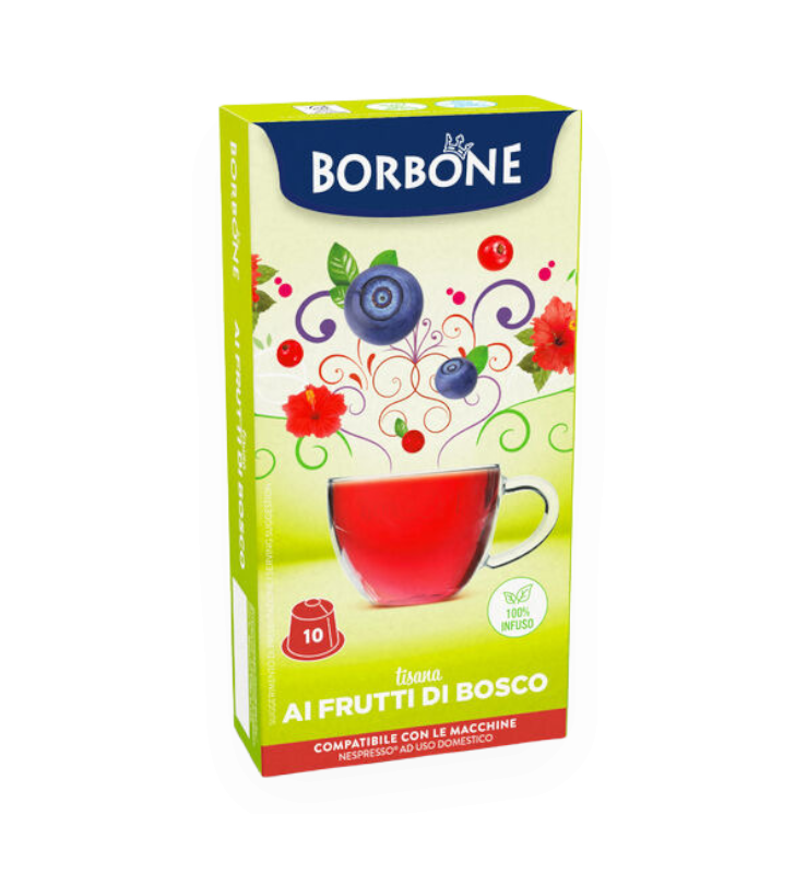 Conf. 10 Capsule Tisana FRUTTIBOSCO Nespresso