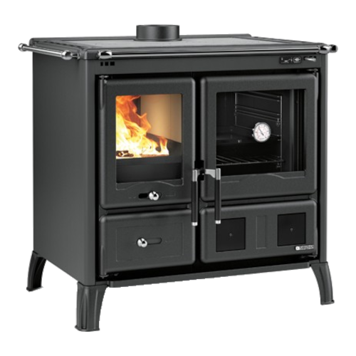 Stufa Prestige GARDENIA 5.0 VST-STEEL Nero Antracite 7015470