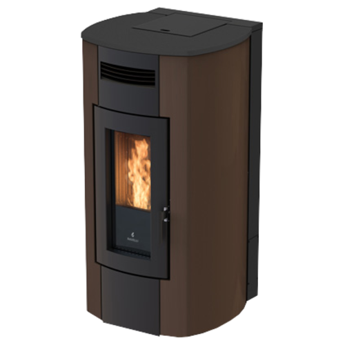 Stufa HRV 200 Steel Bronzo