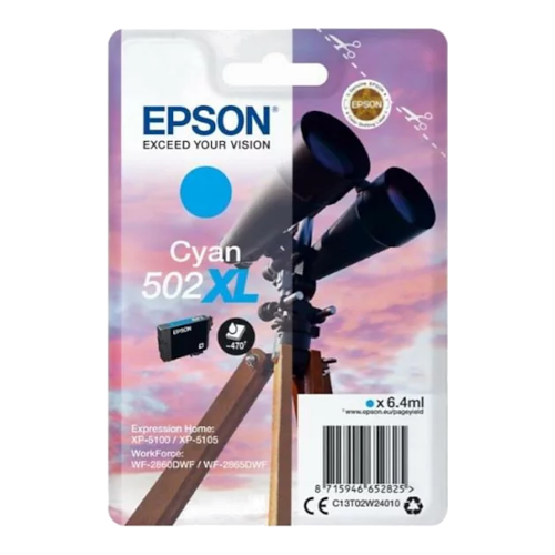 Cartuccia Epson Binocolo Ciano XL C13T02W24020