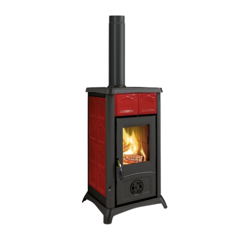 Stufa a legna GEMMA 5.0 Elegance Bordeaux - 7111620