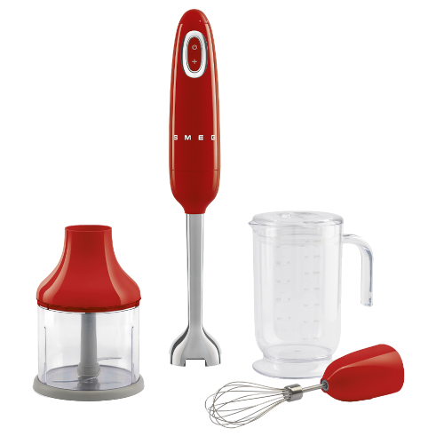 Frullatore ad immersione rosso HBF03RDEU