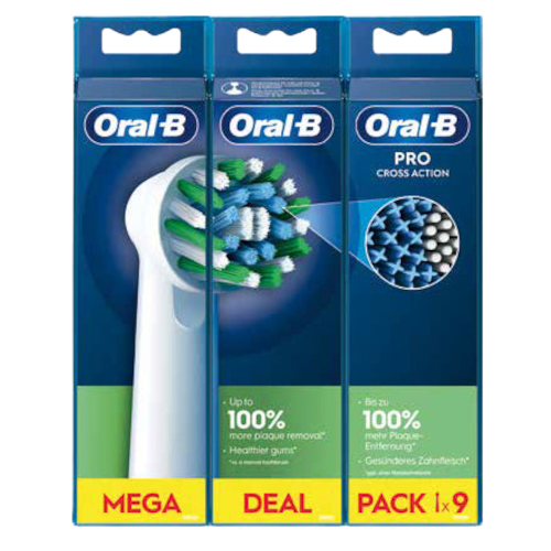 Testine Oral-B Pro EB 50 Cross Action 3+3+3pz