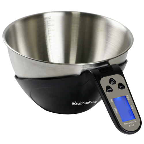 Bilancia con ciotola removibile 2L nero - EQUILIBRA - 118210029