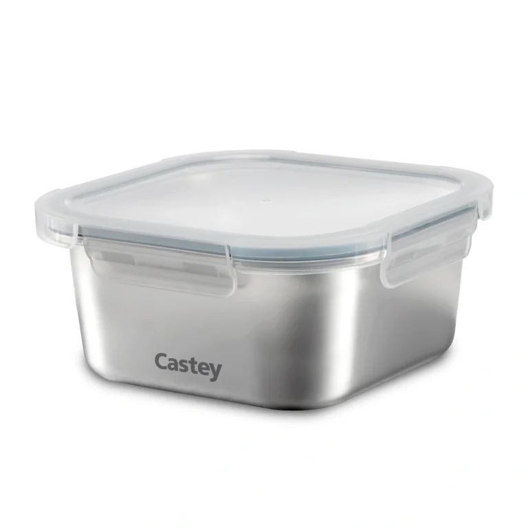 CONTENITORE INOX QUADRATO 