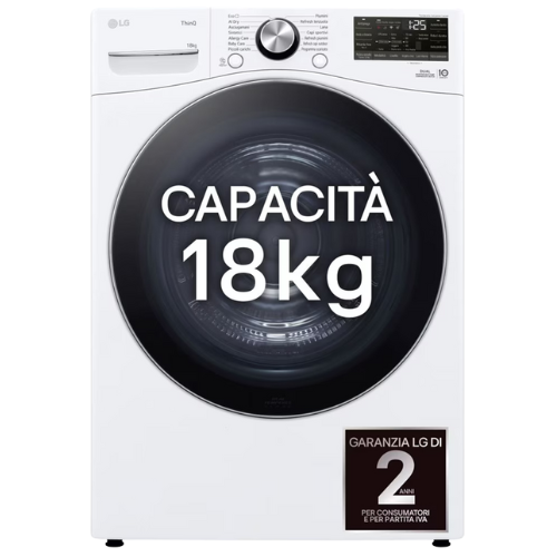 Asciugatrice LG Dual Inverter HeatPump Serie U8 RH18U8AVCW