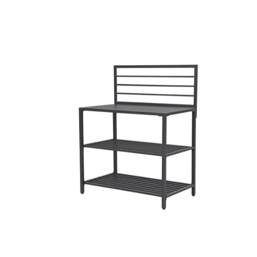 Mobile a 3 ripiani in alluminio verniciato MODULO01