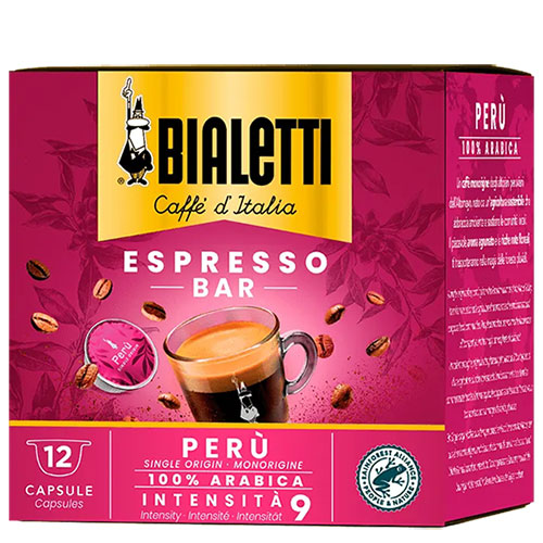 BOX 12 CAPSULE CAFFE' PERU' RFA 100% ARAB