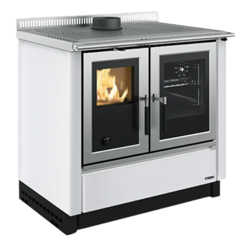 Stufa a legna con forno Venezia VST Bianco - 7016407