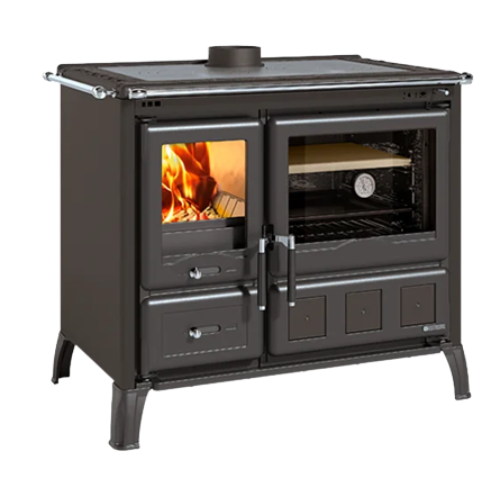 Stufa a legna con forno in ghisa Gardenia XXL VST Steel - 3007280