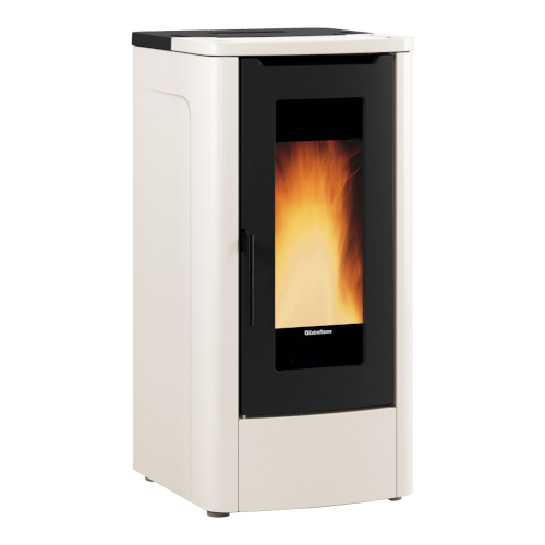Stufa a pellet ventilata TEOREMA 5.0 EVO Avorio - 1295201