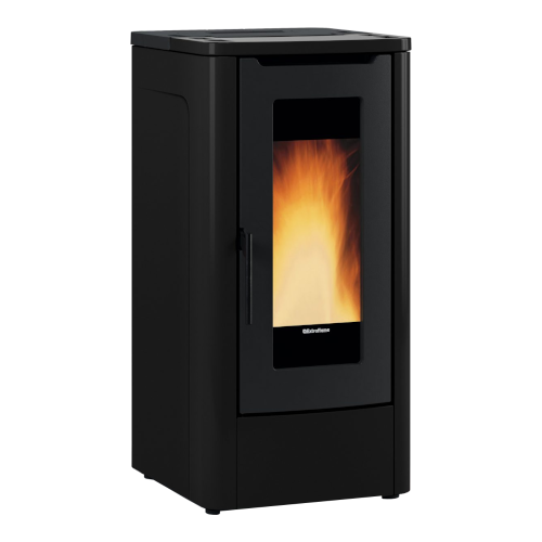 Stufa a pellet ventilata TEOREMA 5.0 EVO Nero - 1295202