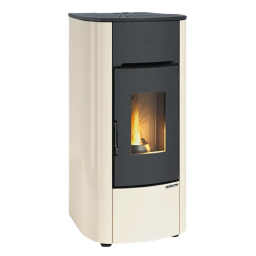 Stufa a pellet ermetica ventilata ANGELICA Avorio - 1295000