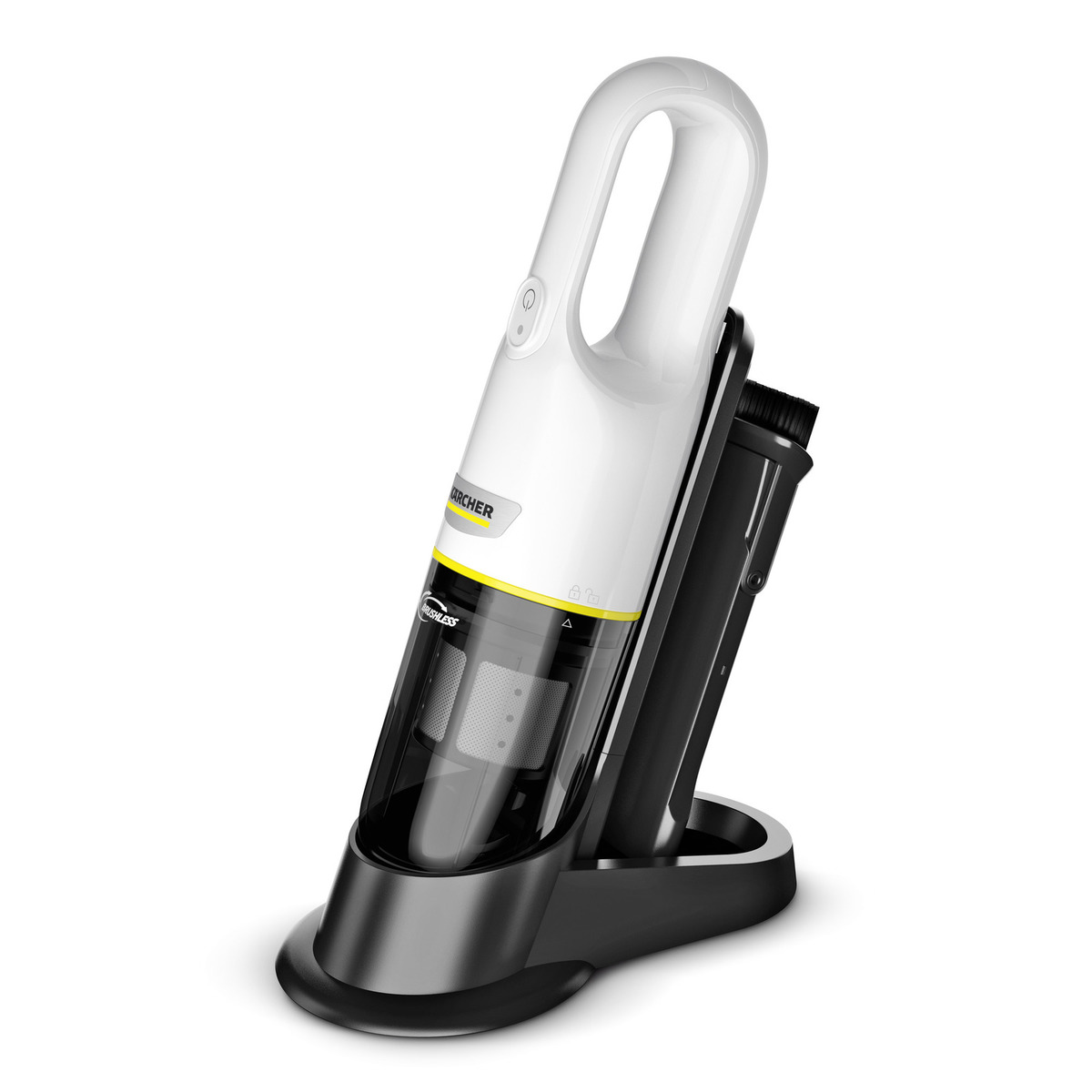 Kärcher CVH 3 Plus aspirapolvere senza filo Nero, Bianco Senza sacchetto Nero, Bianco