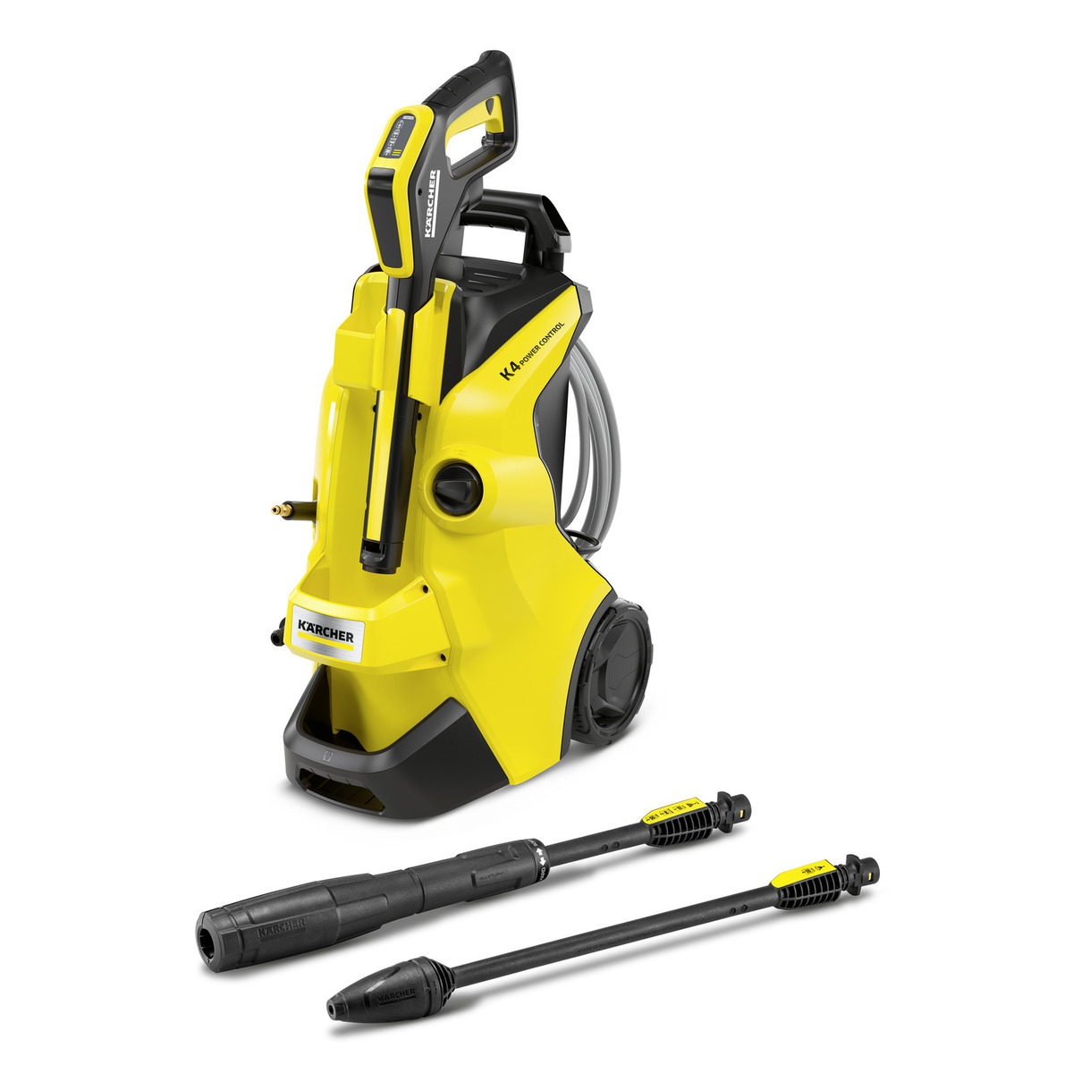 Kärcher K 4 Power Control Flex idropulitrice Verticale Elettrico 420 l/h Nero, Giallo Nero, Giallo
