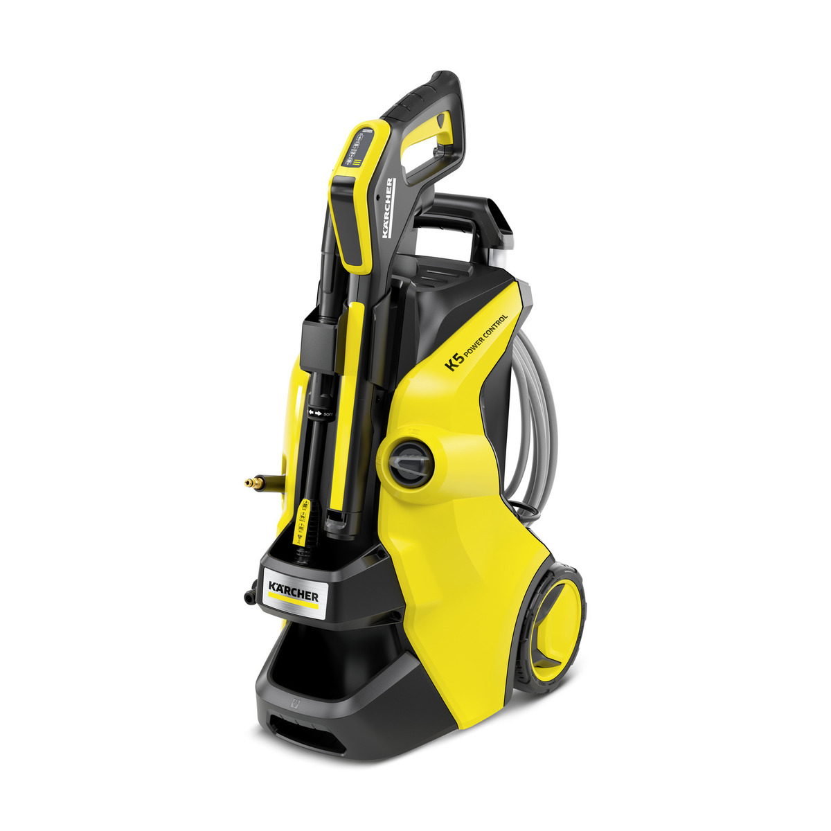 Kärcher K 5 Power Control Flex idropulitrice Verticale Elettrico 500 l/h Nero, Giallo Nero, Giallo