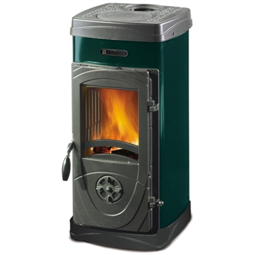 Stufa a legna SUPER JUNIOR LEAN Verde 3008935